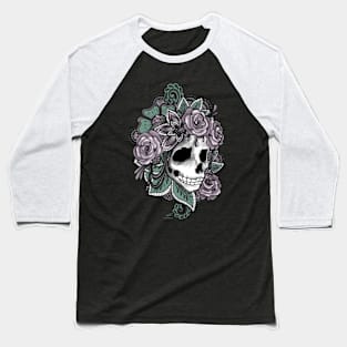 Rose Bone Henna Baseball T-Shirt